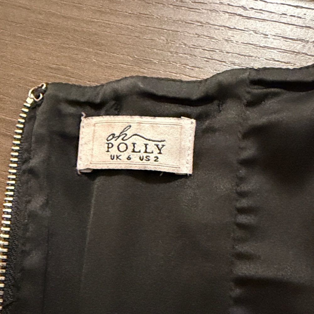 Oh Polly Only You Satin Bustier Corset Crop Top in black - Picture 4 of 4